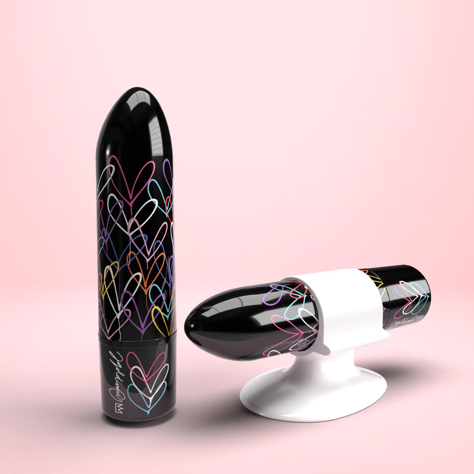 Screaming O Lovebuzz Super Powered Bullet - Product Shot and Product in Stand