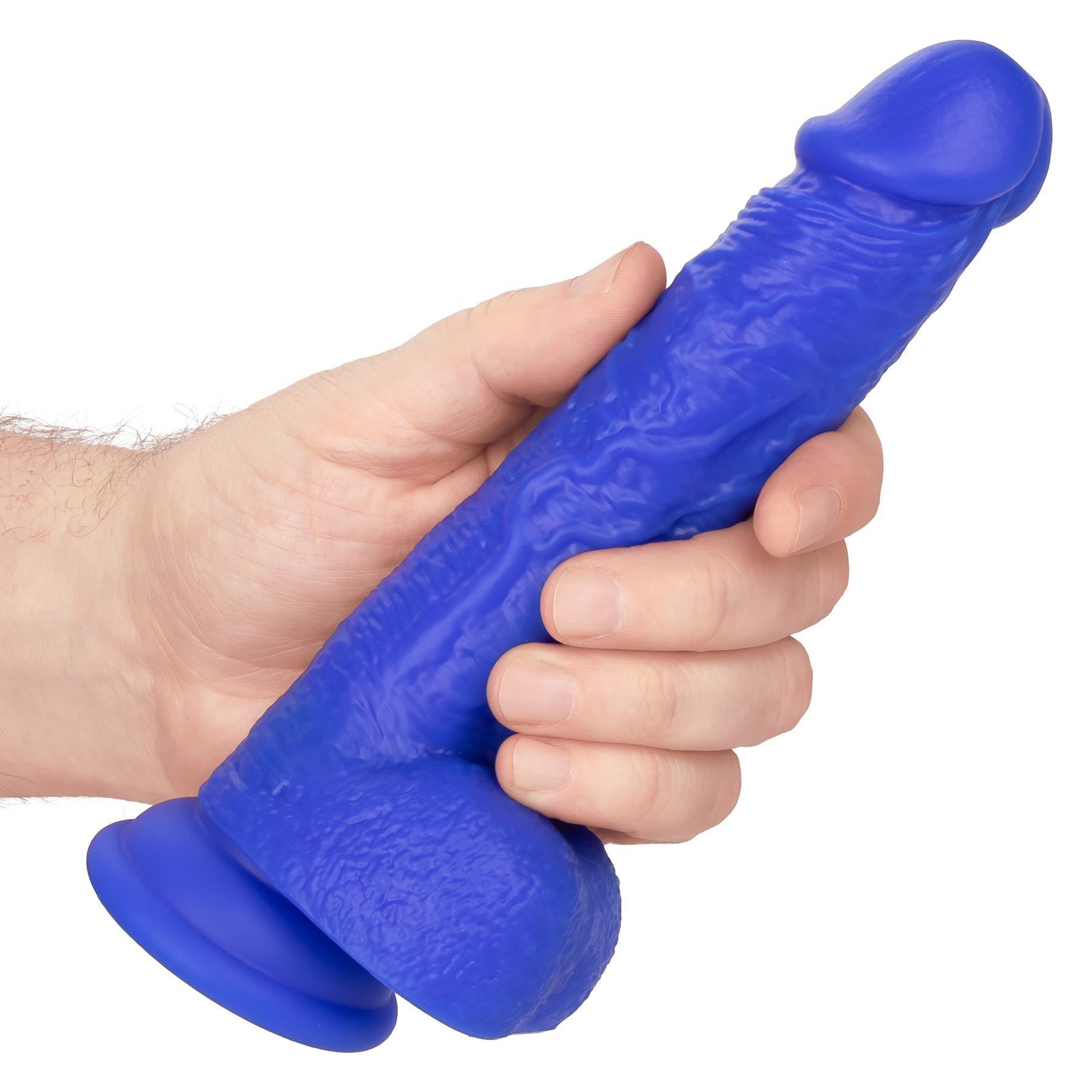 Admiral 7 Inch Vibrating Sailor Dildo - Hand Shot