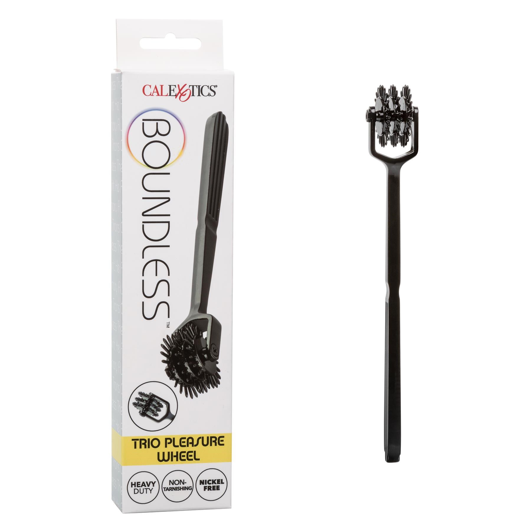 Boundless Trio Pleasure Wheel - Product and Packaging