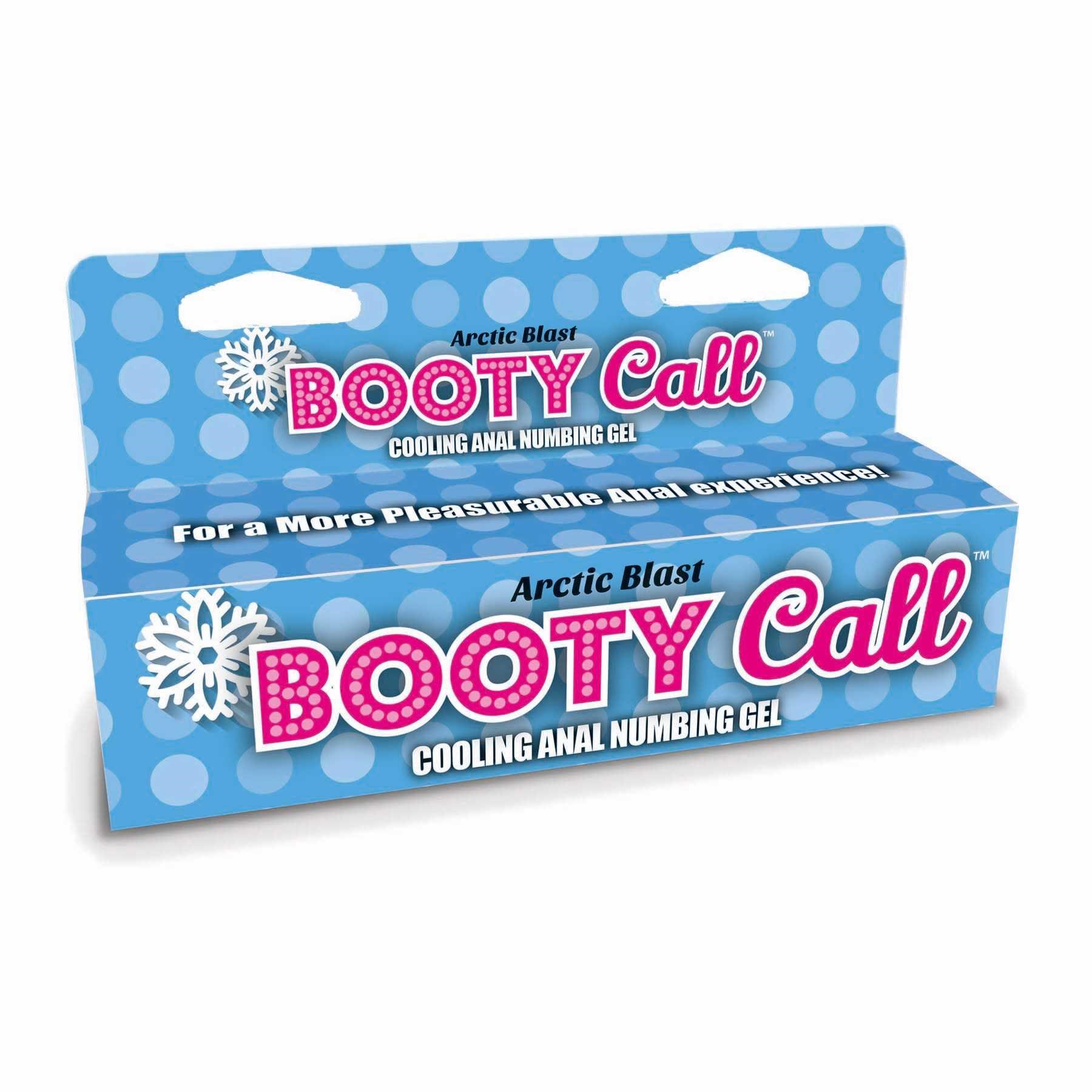 Booty Call Anal Numbing Gel, Arctic Blast box