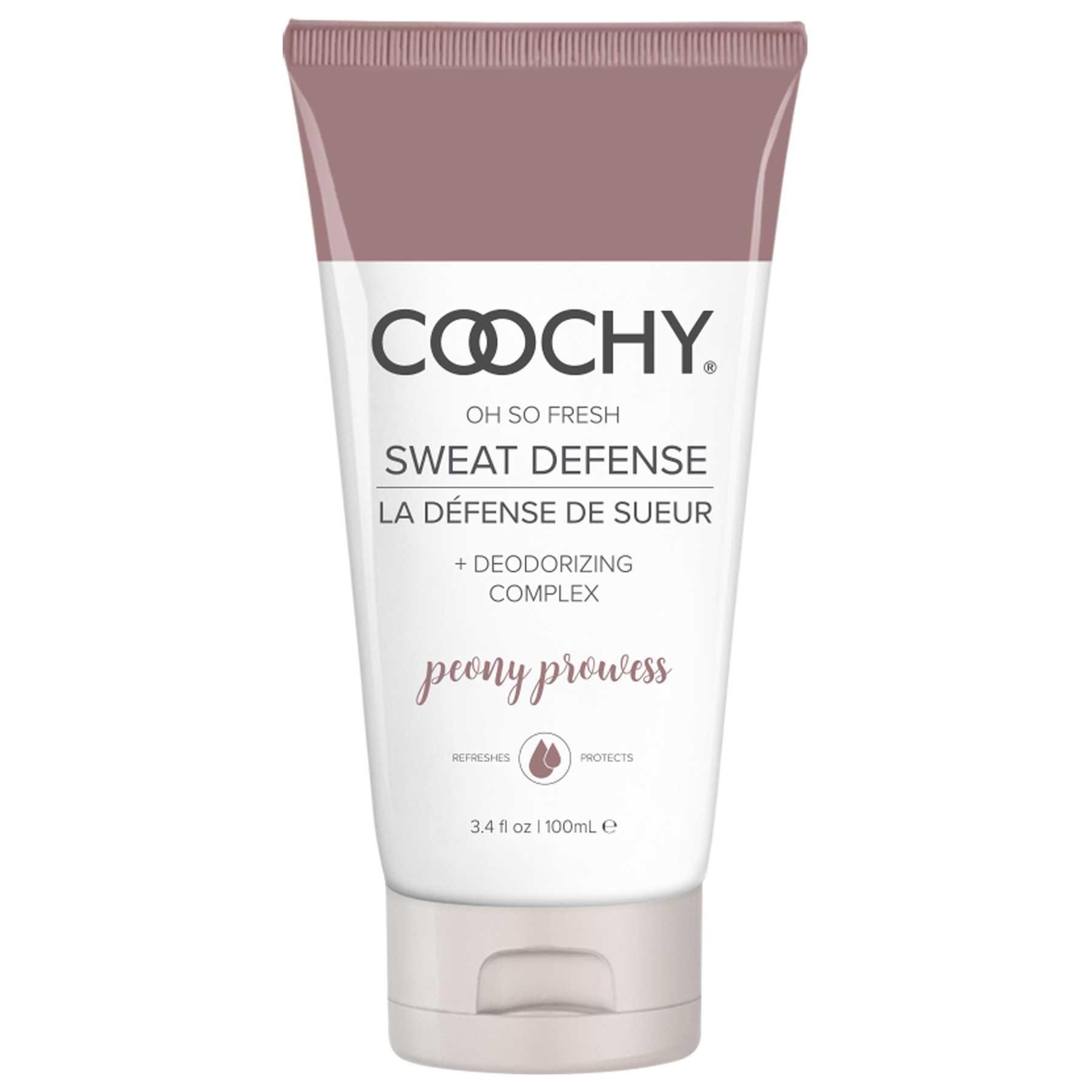 COOCHY Oh So Fresh Sweat Defense Cream front of tube