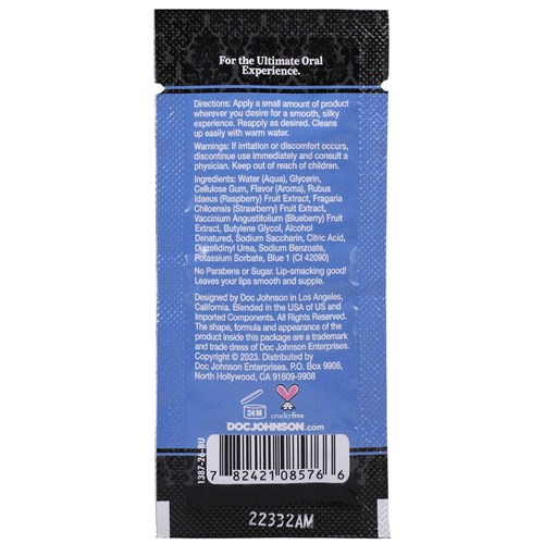 GoodHead - Oral Delight Gel -  blue raspberry -0.24 oz back