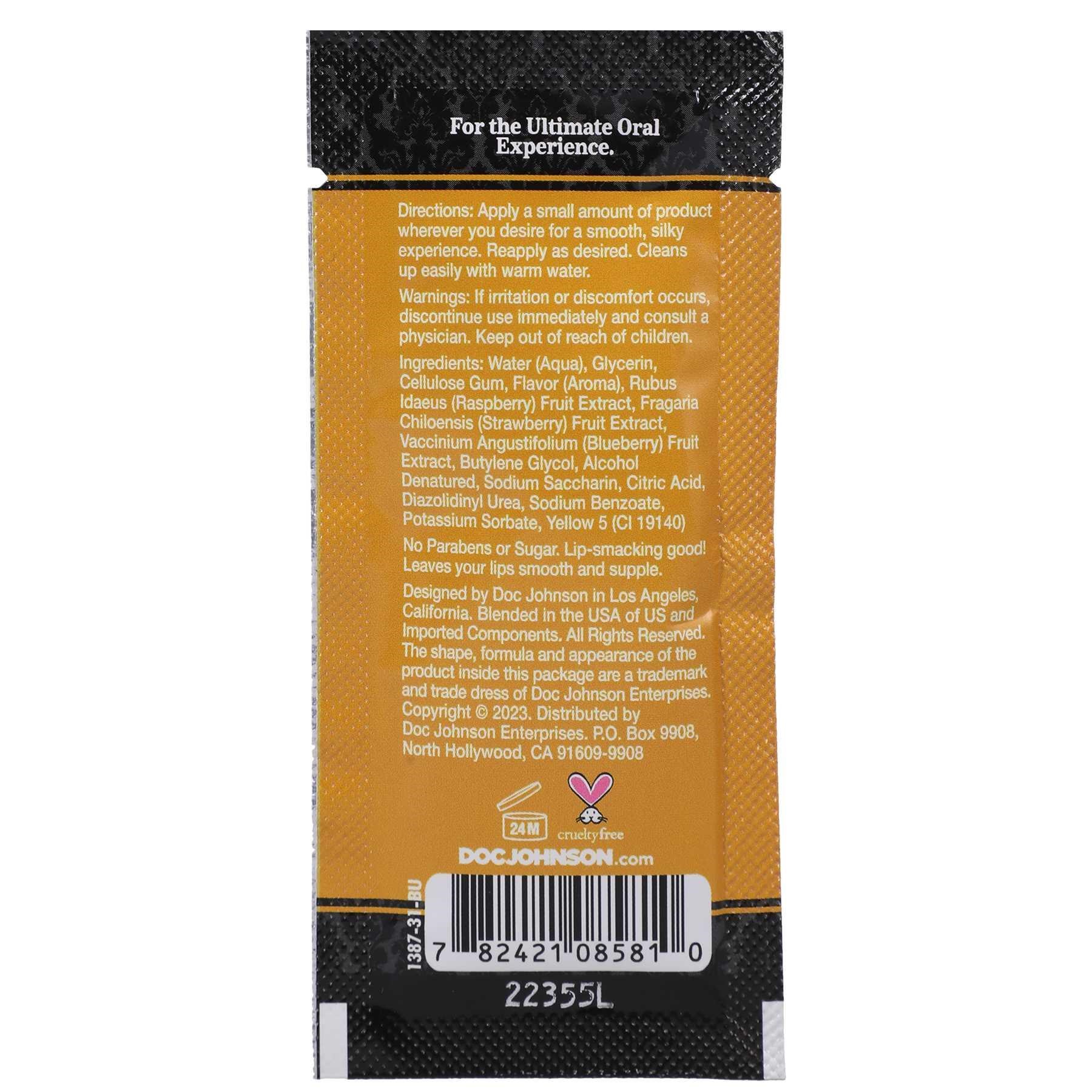 GoodHead - Oral Delight Gel -pineapple -0.24 oz back