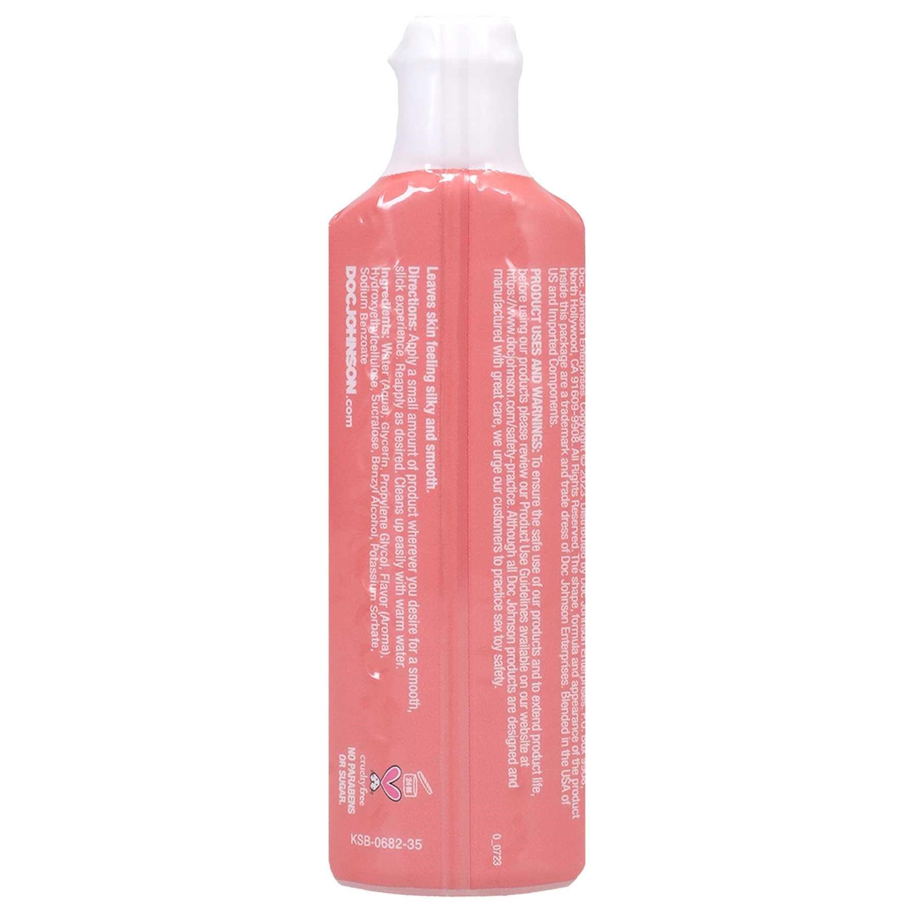 Good Head Grapefruit BJ Set lube back of bottle