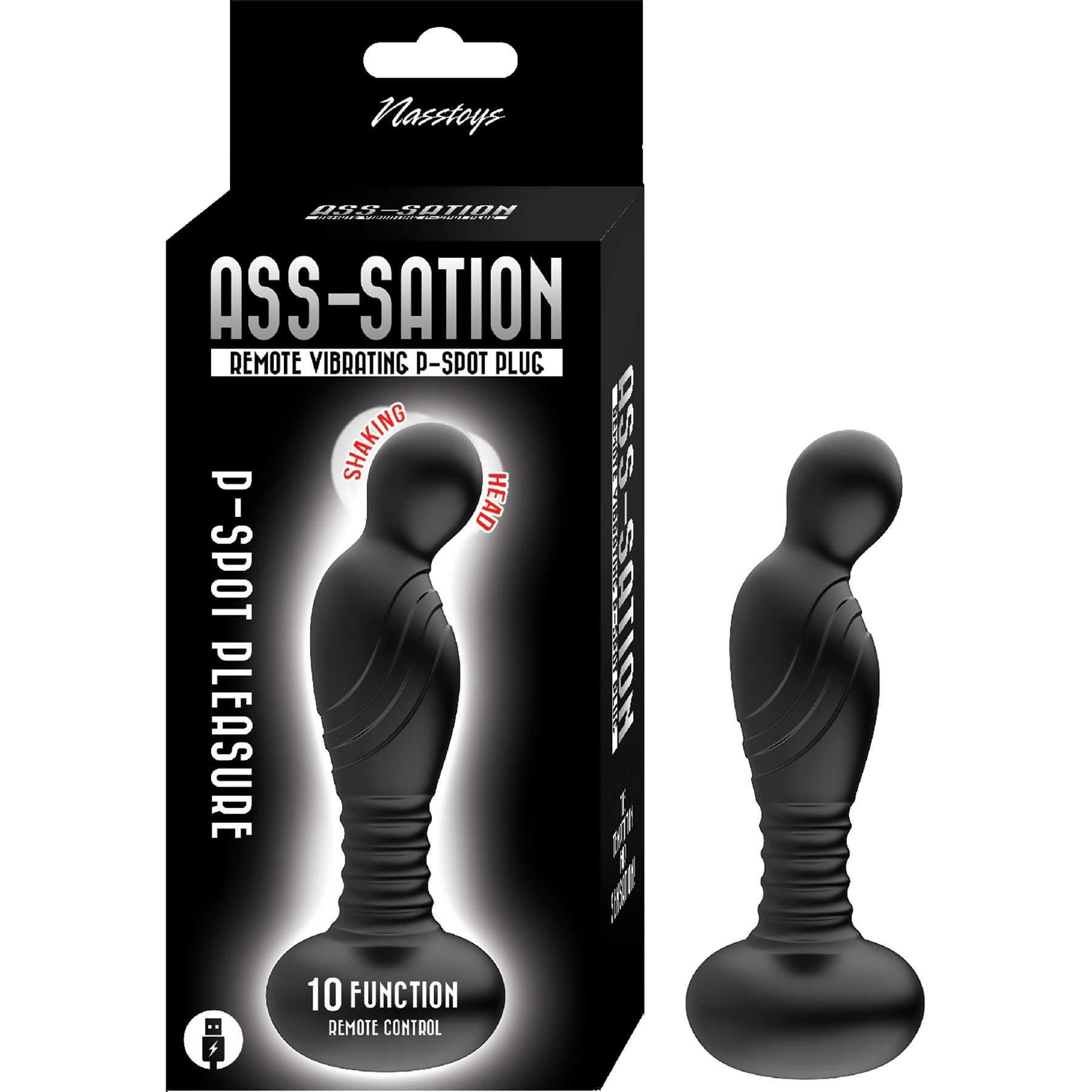 ASS-SATION REMOTE VIBRATING P-SPOT PLUG box