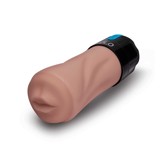 Zolo Gawk Gawk Deep Throat Sucking & Vibrating Masturbator brown