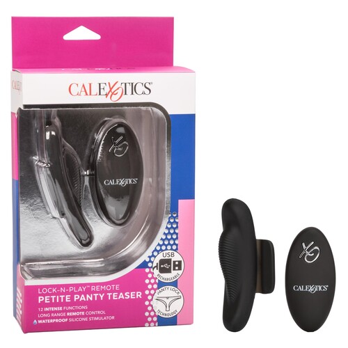 Lock-N-Play Remote Petite Panty Teaser - Product and Packaging