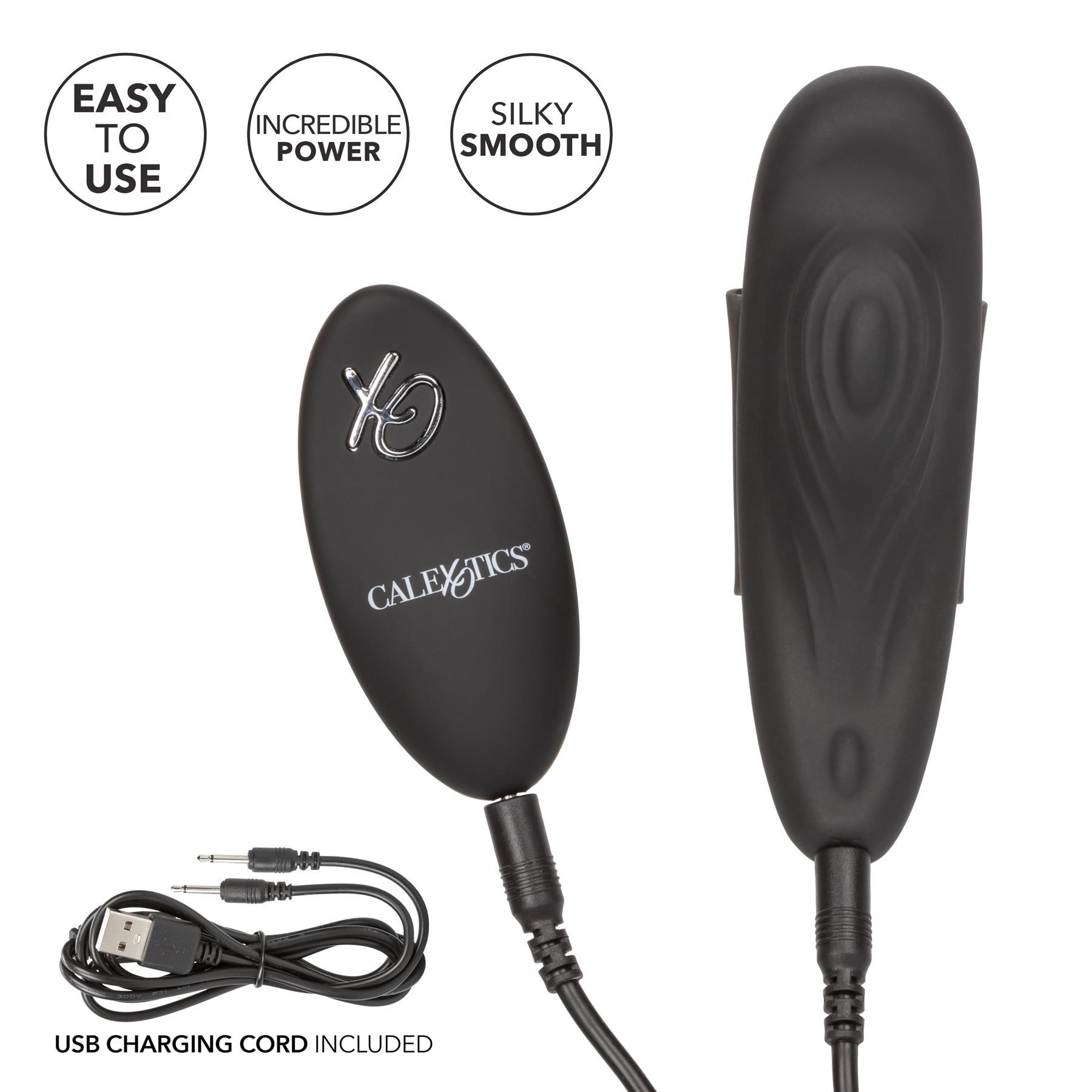 Lock-N-Play Remote Panty Teaser - Showing Where Charging Cables are Placed