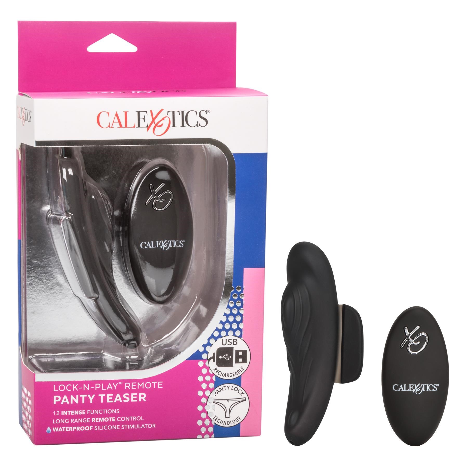 Lock-N-Play Remote Panty Teaser - Product and Packaging