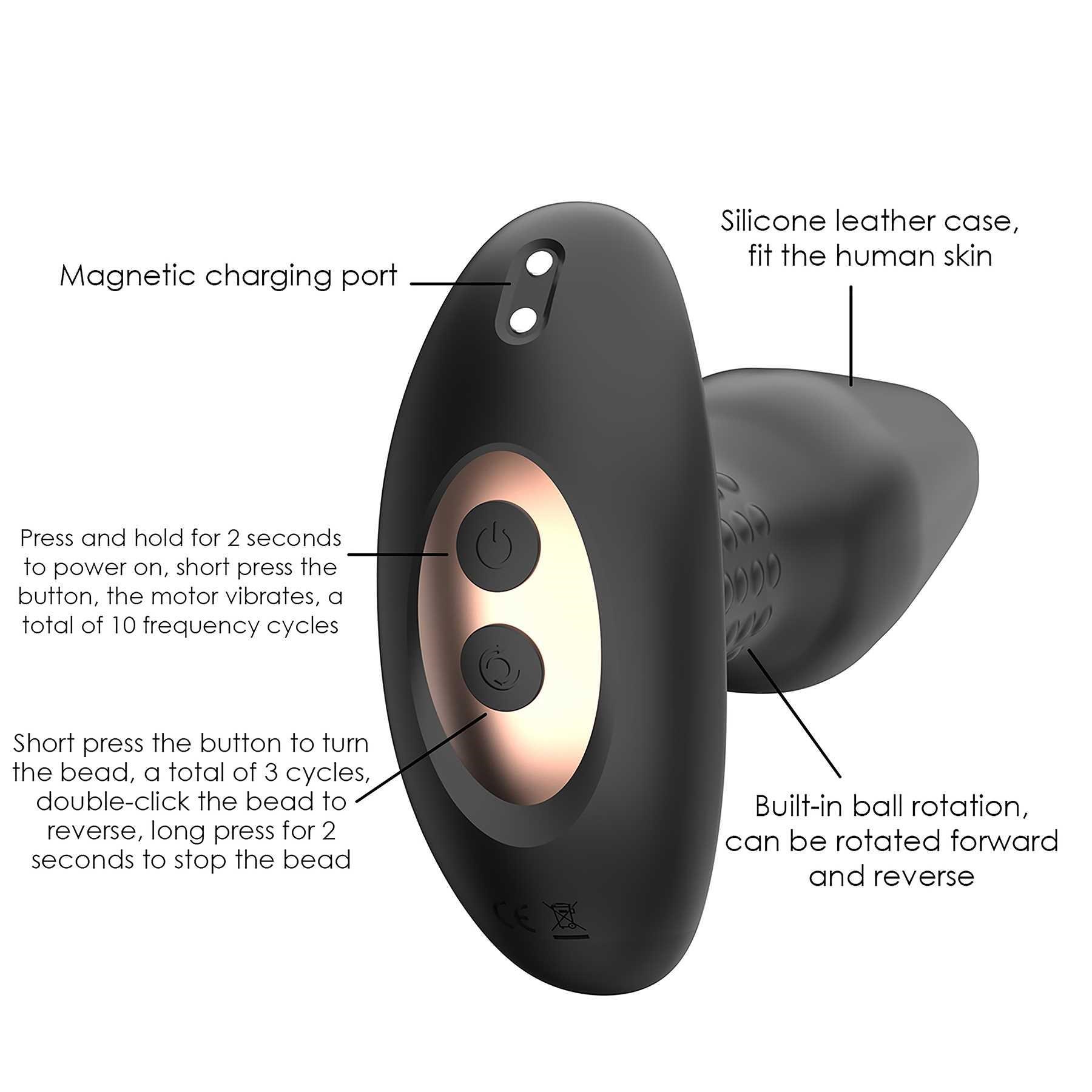 Adam and Eve Vibrating & Rimming Plug