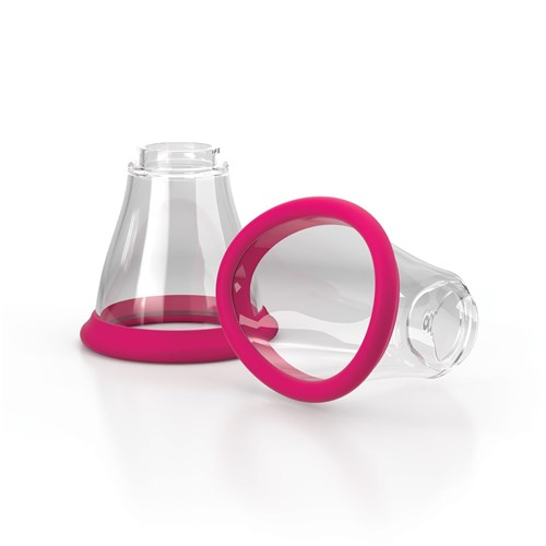 Jimmy Jane Apex Sucking, Licking and Vibrating Pussy Pump - 2 Different Sized Cups