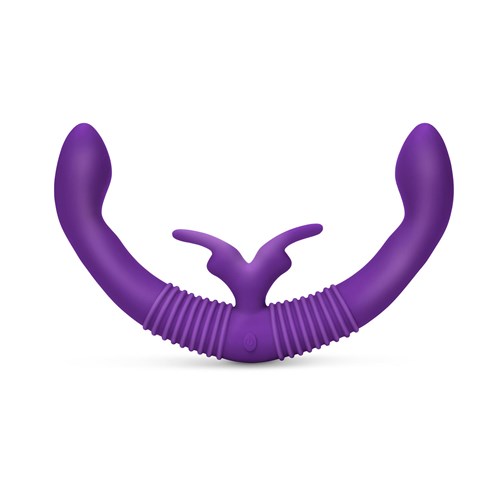 Together Toy Vibrating Double Dildo With Remote Control- Product Shot #2