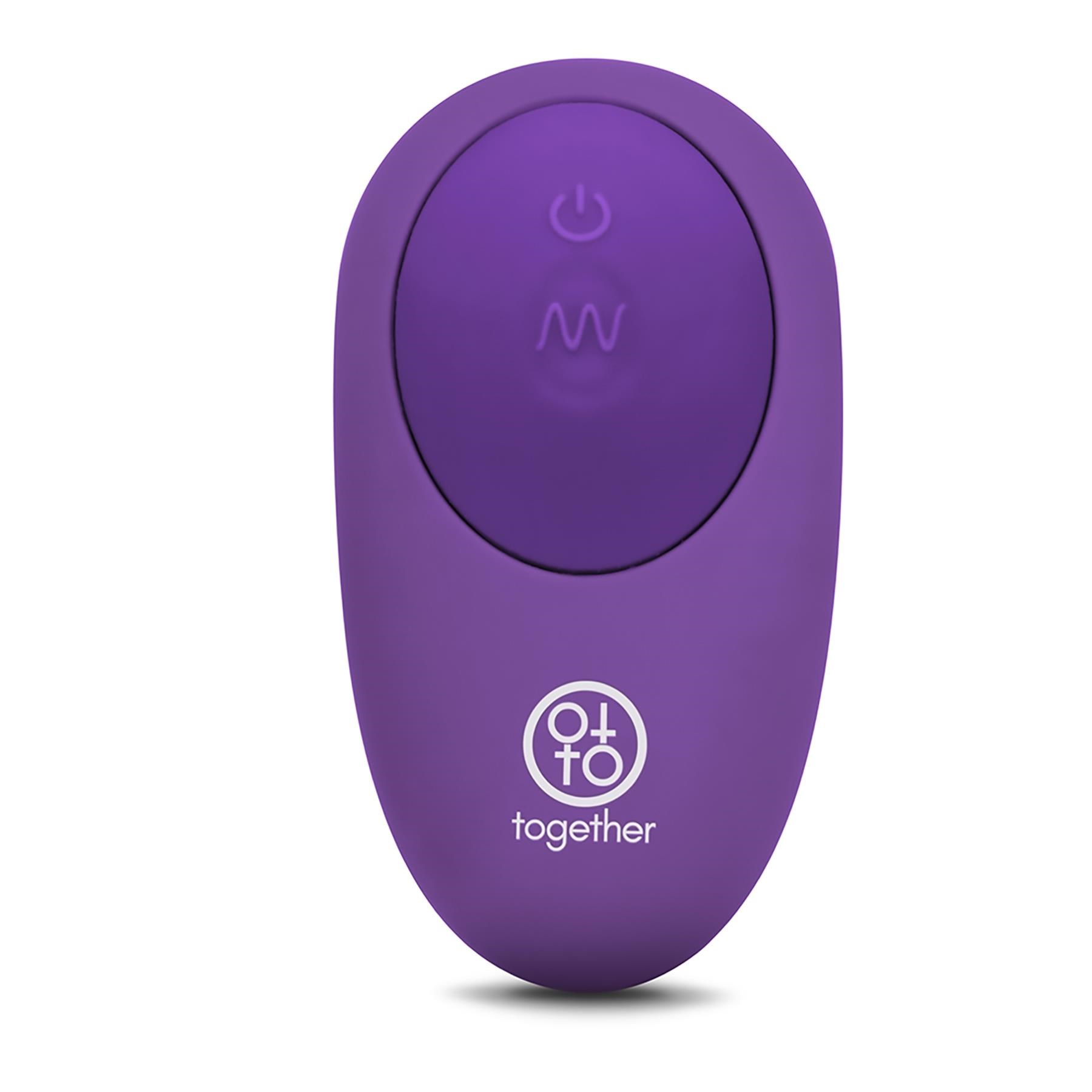 Together Toy Vibrating Double Dildo With Remote Control - Remote Control Shot