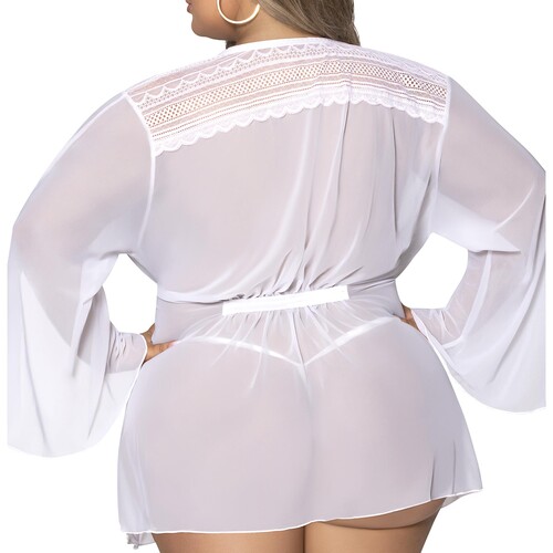 Modern Romance Flowing short Robe q/s back cropped