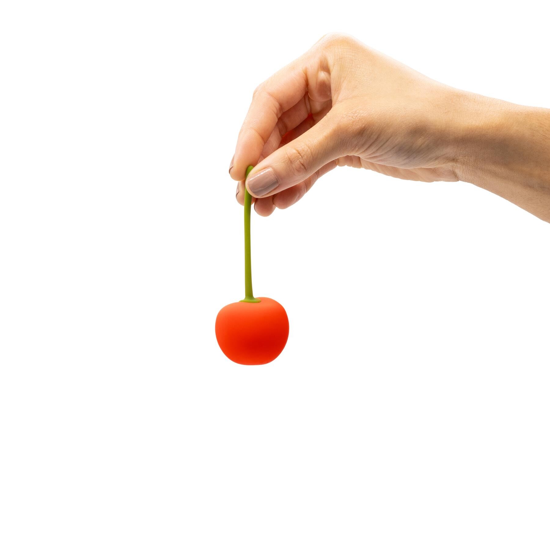 Emojibator Cherry Emoji Vibrator - Hand Shot #1