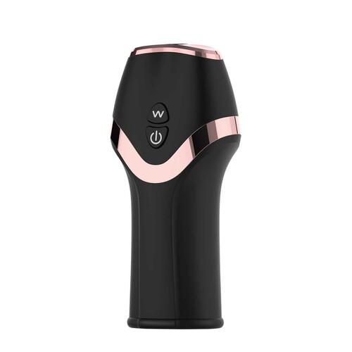 12X VIBRATING PLEASURE SLEEVE standing on table