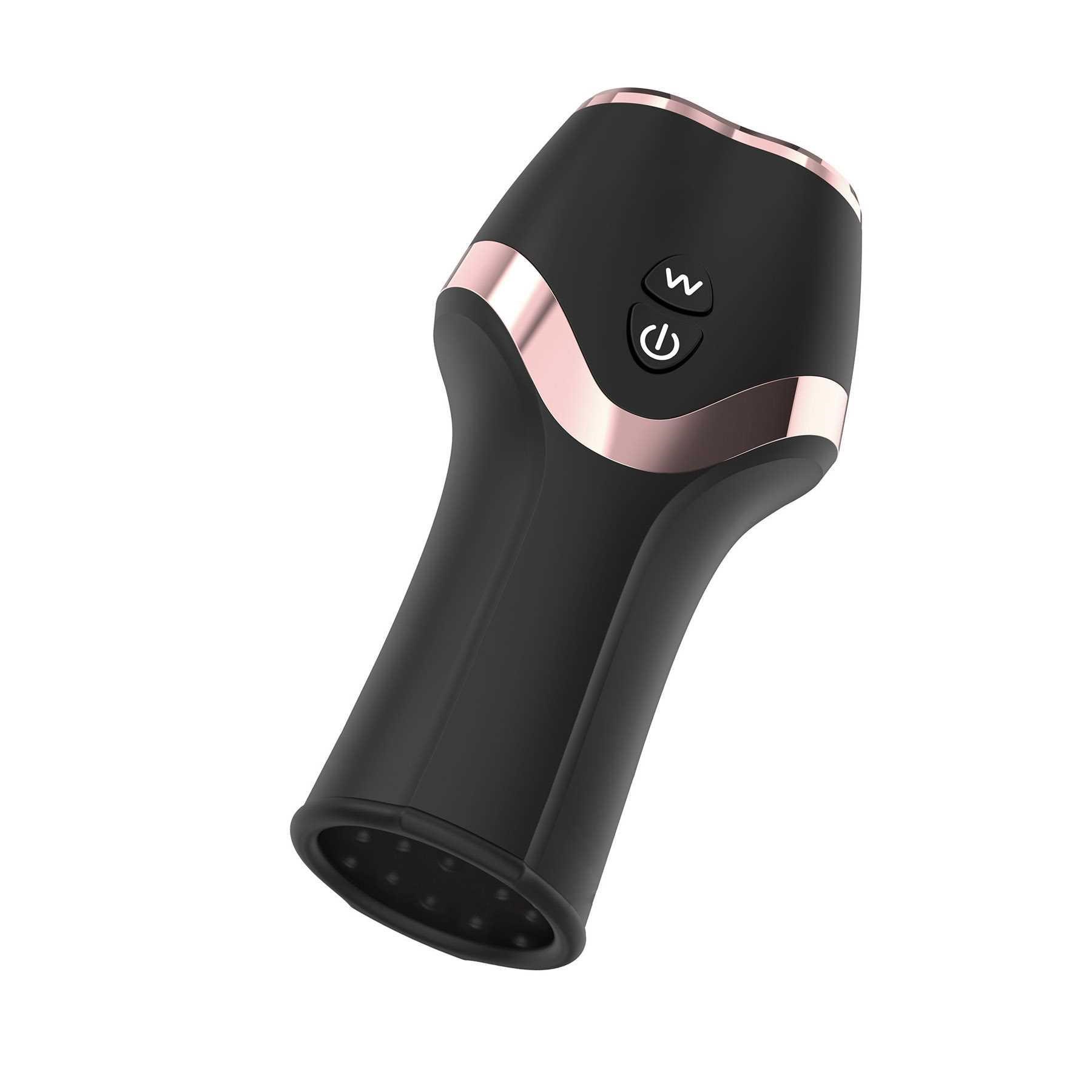 12X VIBRATING PLEASURE SLEEVE angled view