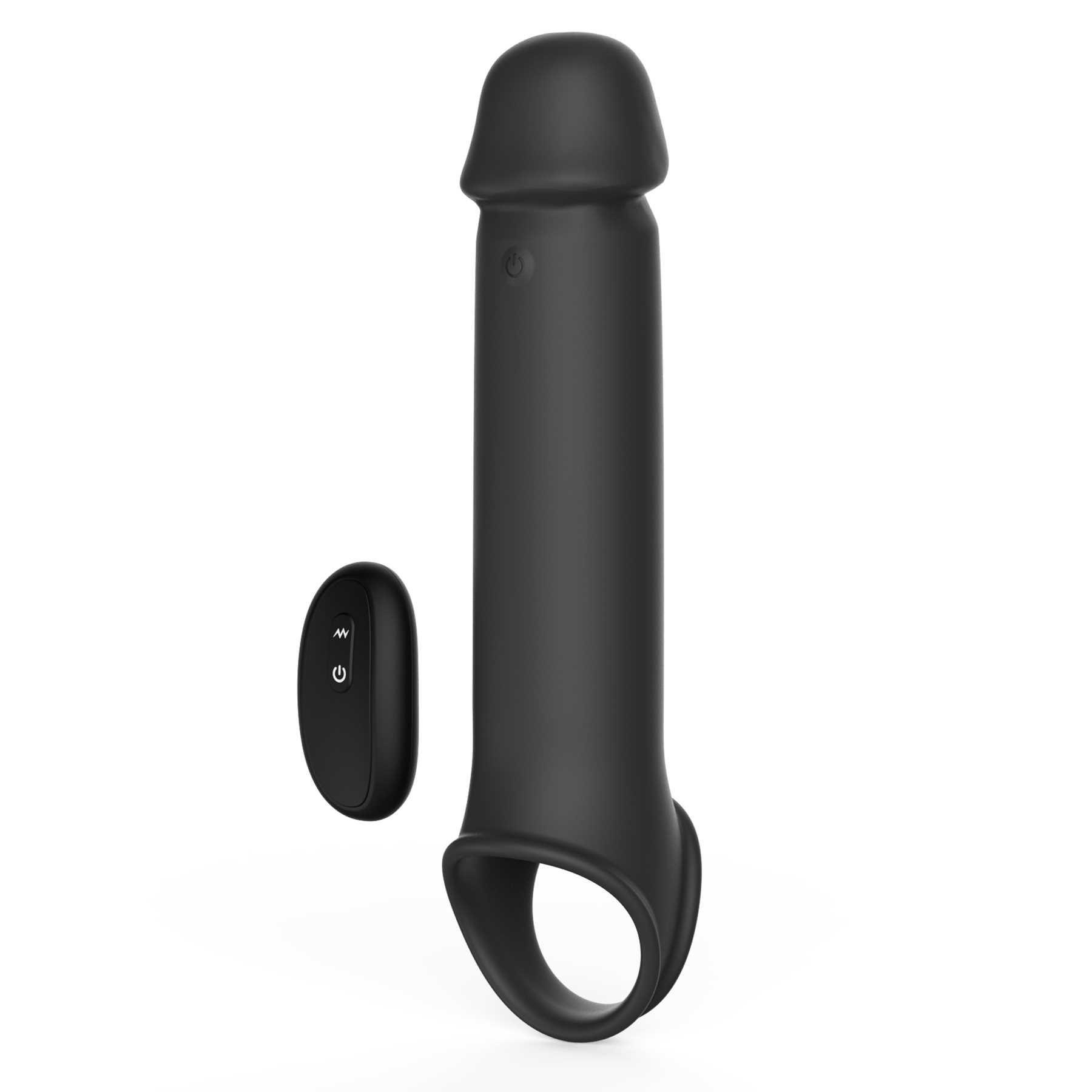 Adam's XL Vibrating Extension with remote control