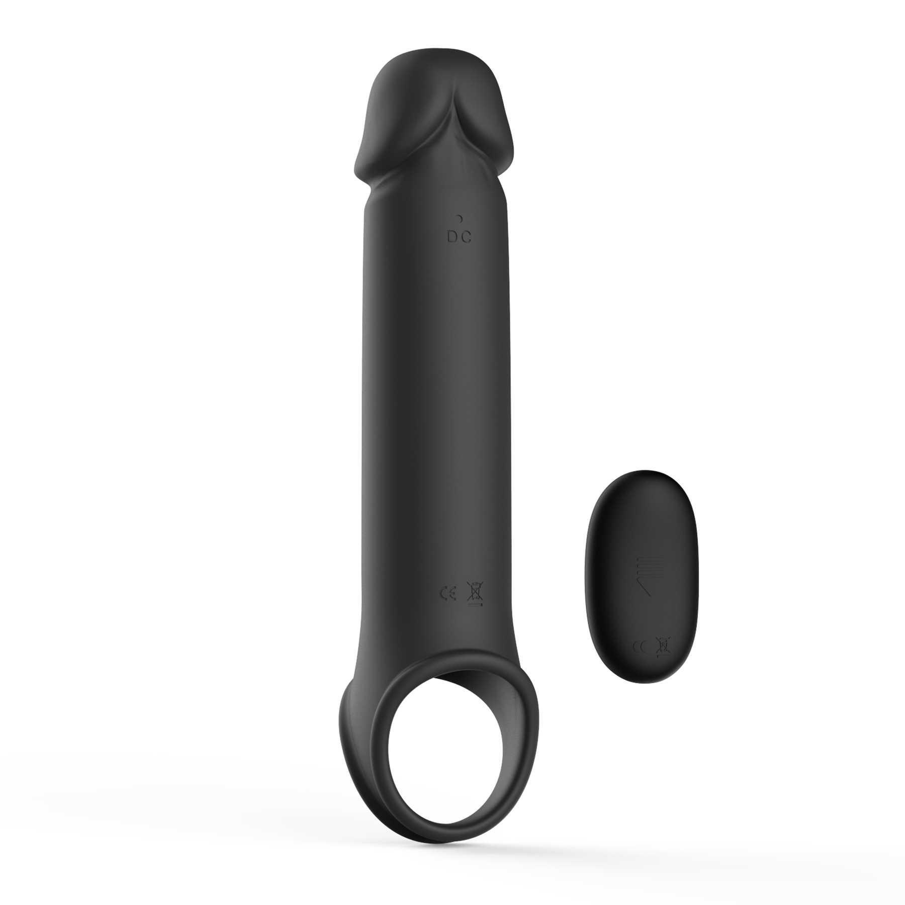 Adam's XL Vibrating Extension back view