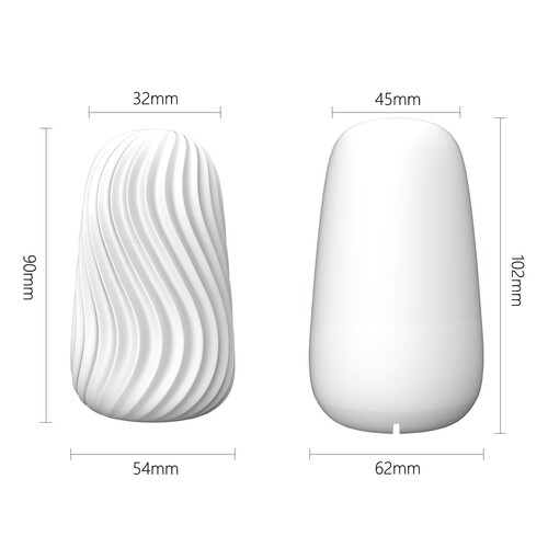 A&E Stroke & Go Masturbator dimensions sheet