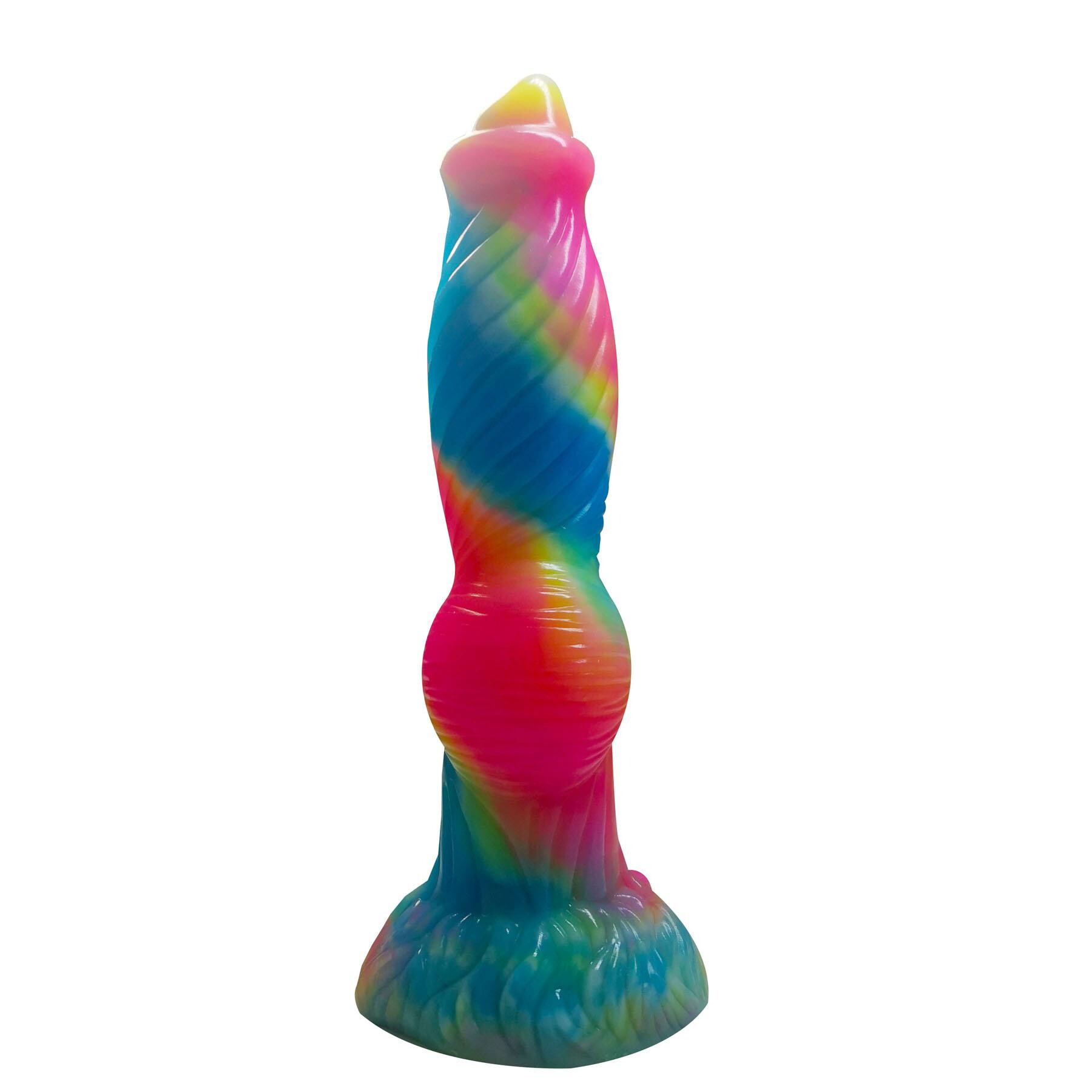 Twisted Unicorn Remote Control Thrusting Dildo - Product Shot