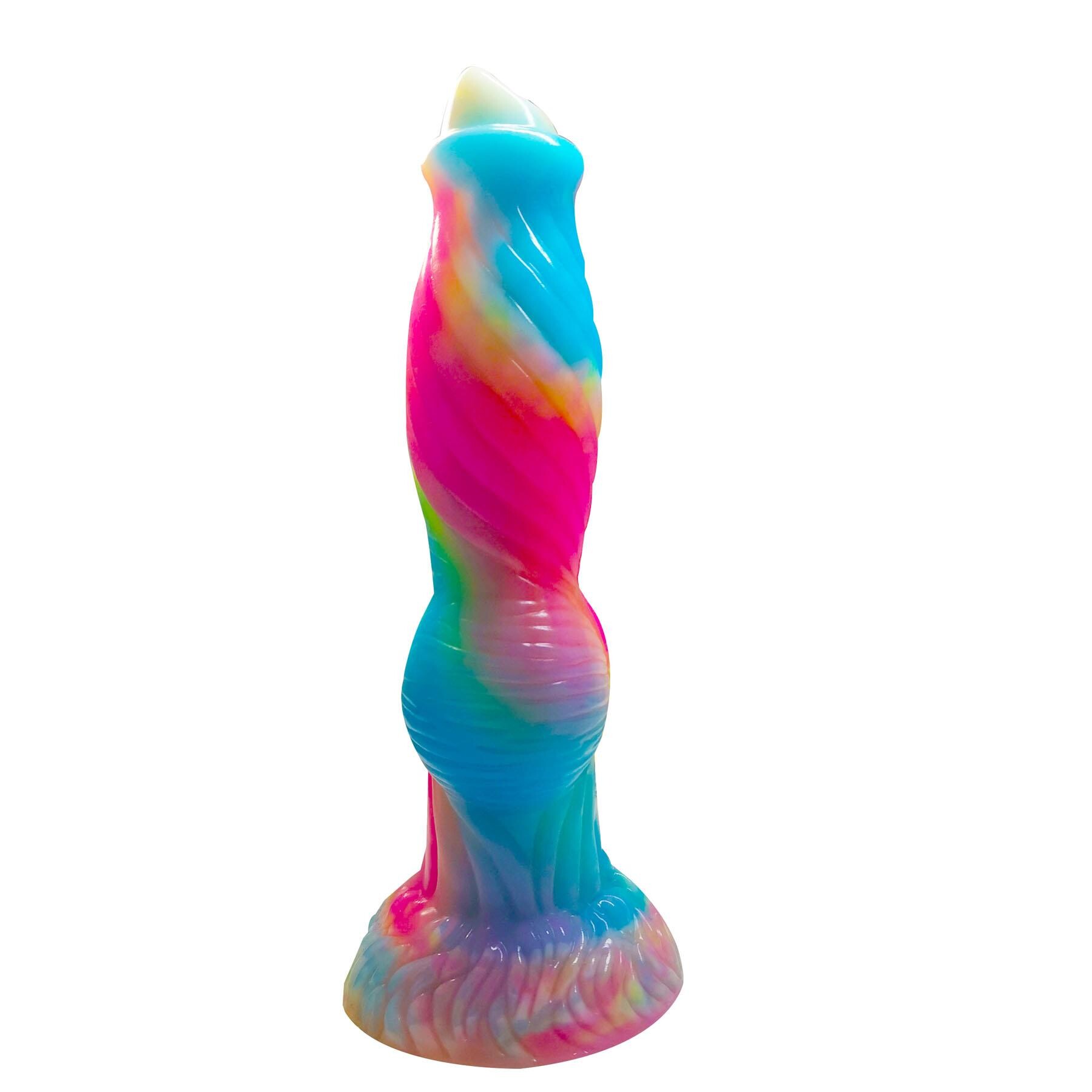 Twisted Unicorn Remote Control Thrusting Dildo - Product Shot