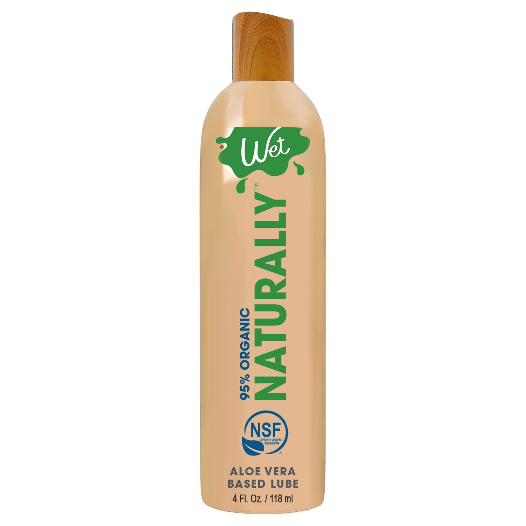 WET NATURALLY by Trigg Certified 95% Organic - Aloe Based Lubricant front