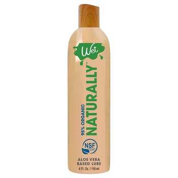 WET NATURALLY by Trigg Certified 95% Organic - Aloe Based Lubricant front