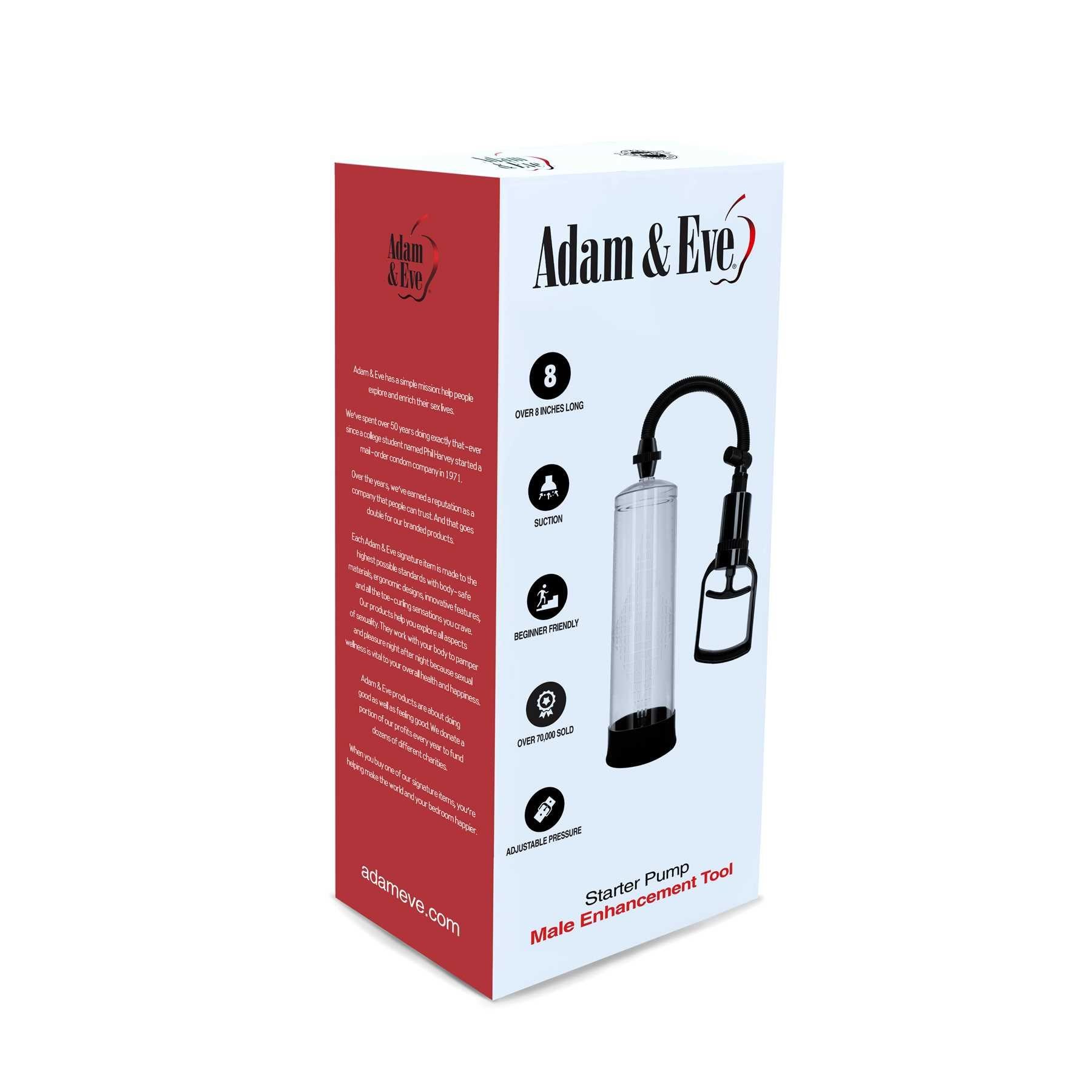 Adam & Eve Performance  Pump front of box