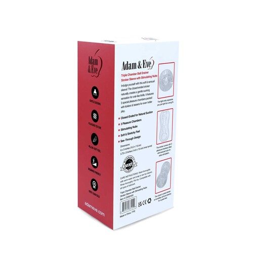 A&E TRIPLE CHAMBER BALL DRAINER back of box