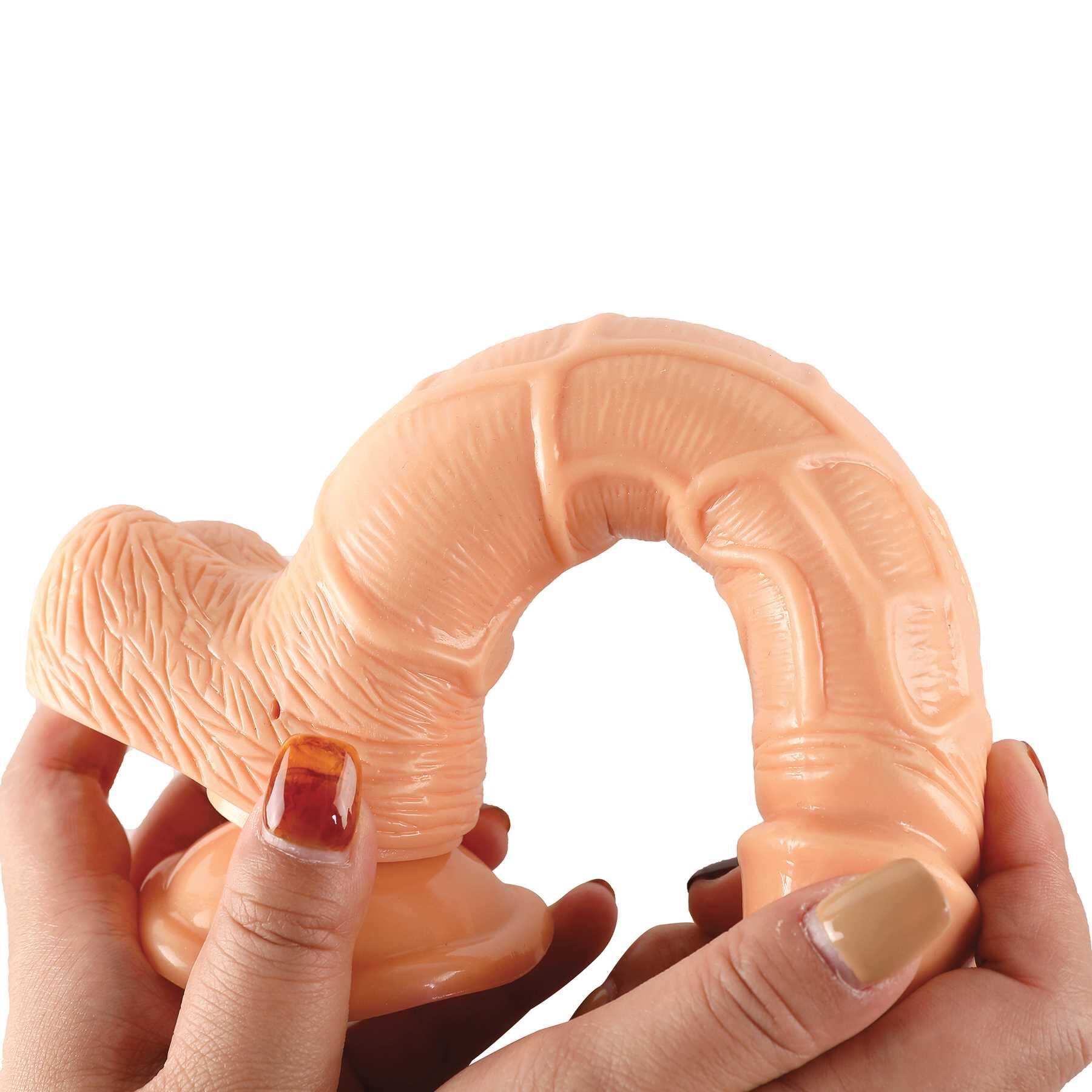 Mr. Long Dildo hand bending dildo