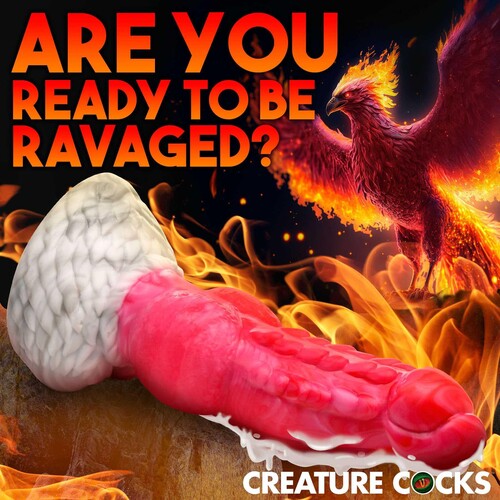 Creature Cock Resurrector Phoenix Squirting Silicone Dildo mood image #2