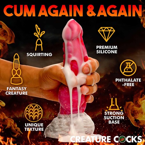 Creature Cock Resurrector Phoenix Squirting Silicone Dildo mood image #5