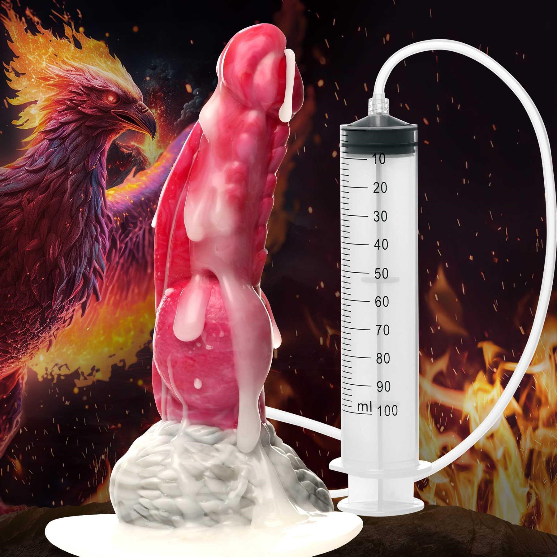 Creature Cock Resurrector Phoenix Squirting Silicone Dildo mood image #5