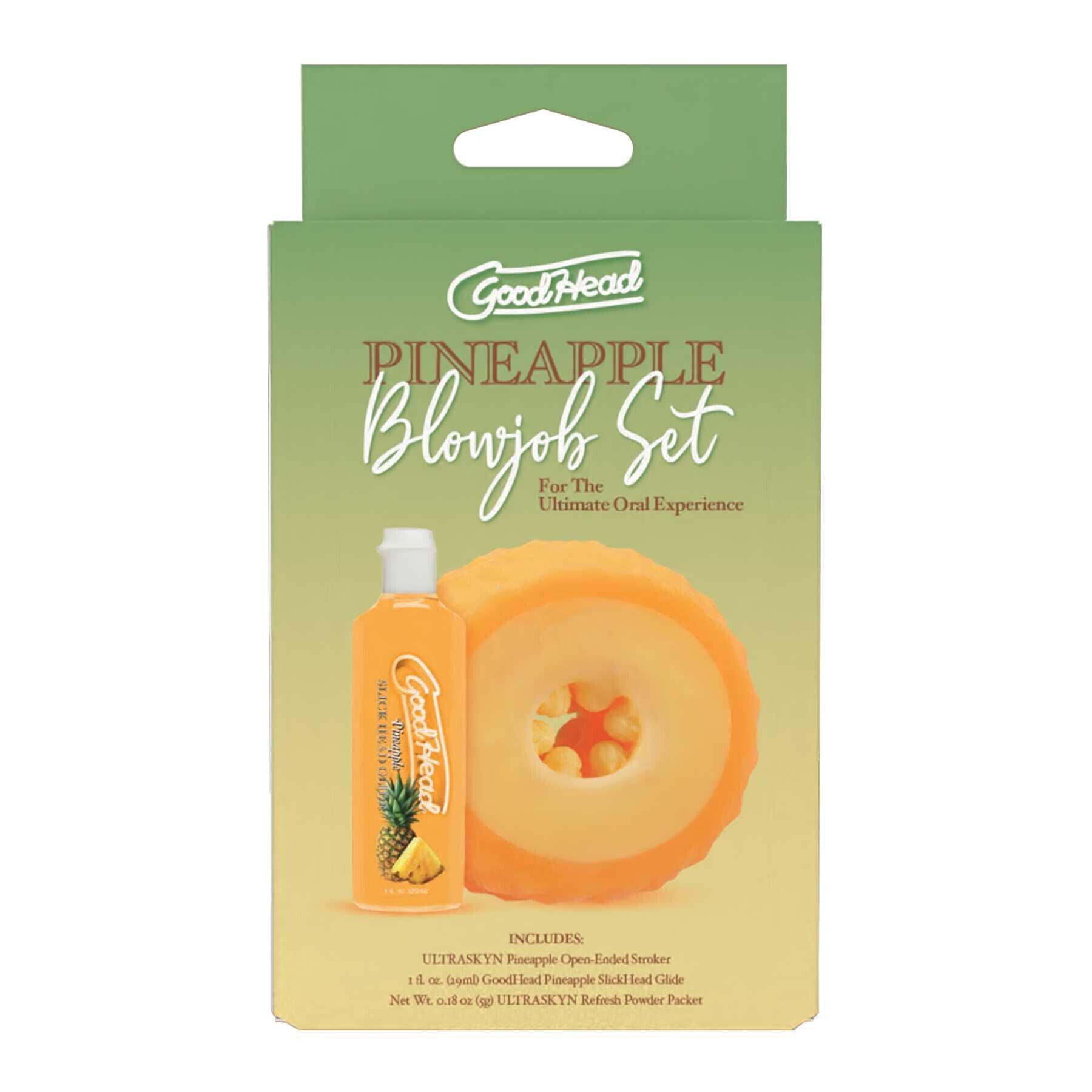 GOOD HEAD PINEAPPLE BLOWJOB SET box