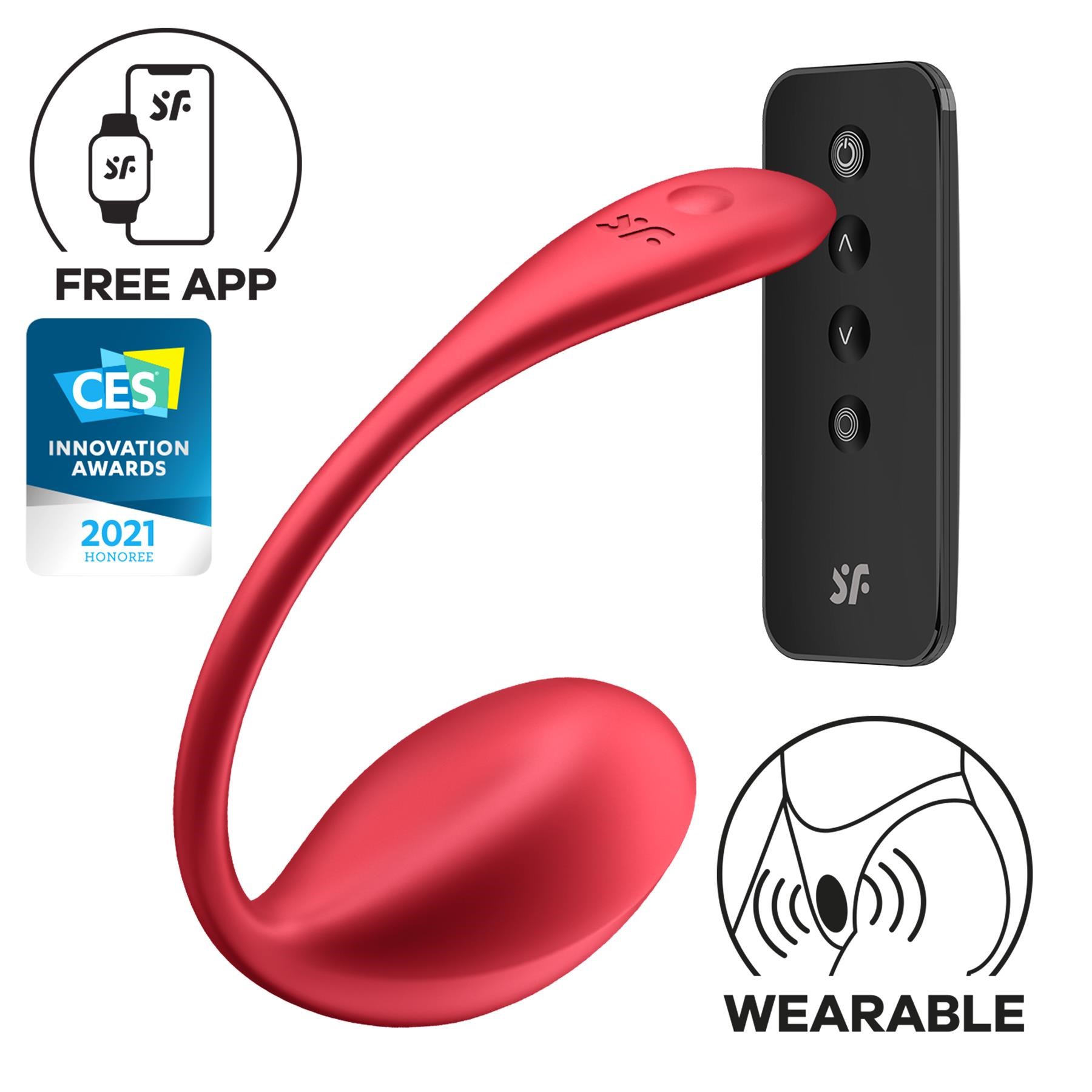 Satisfyer Shiny Petal App Enabled Couples Vibrator with Remote Control - Features