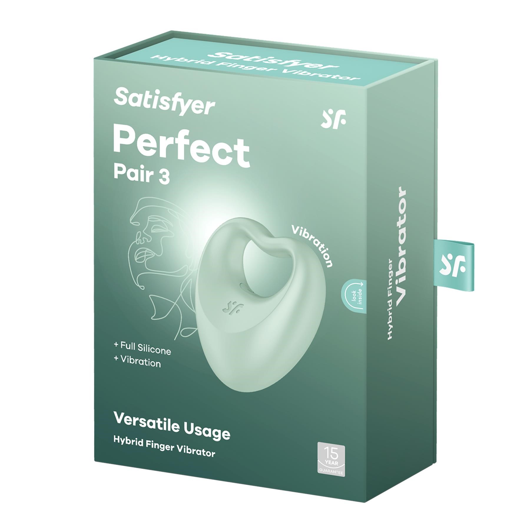 Satisfyer Perfect Pair 3 Finger Vibrator - Packaging Shot