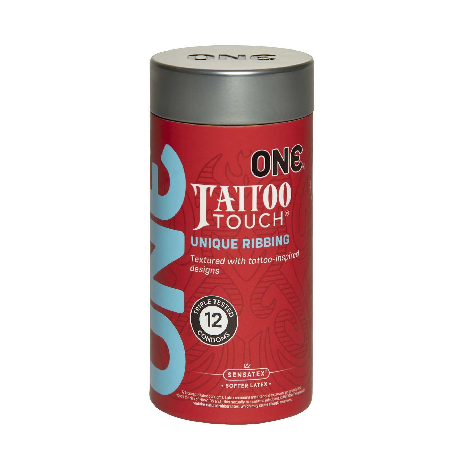 J486 Tattoo touch condoms front