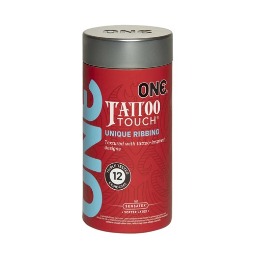 J486 Tattoo touch condoms front
