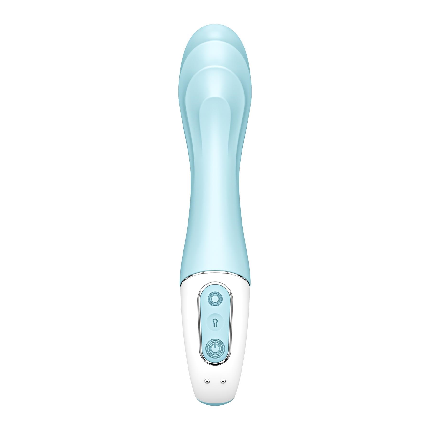 Satisfyer Air Pump 5+ App Enabled Inflatable Vibrator - Product Shot #4 - Front