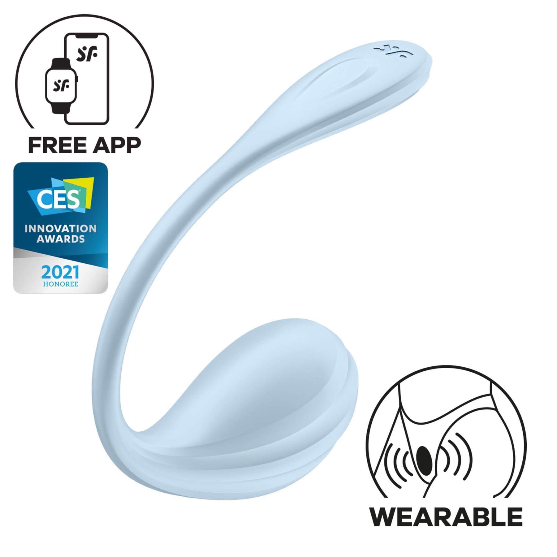 Satisfyer Smooth Petal App Enabled Couples Vibrator - Features