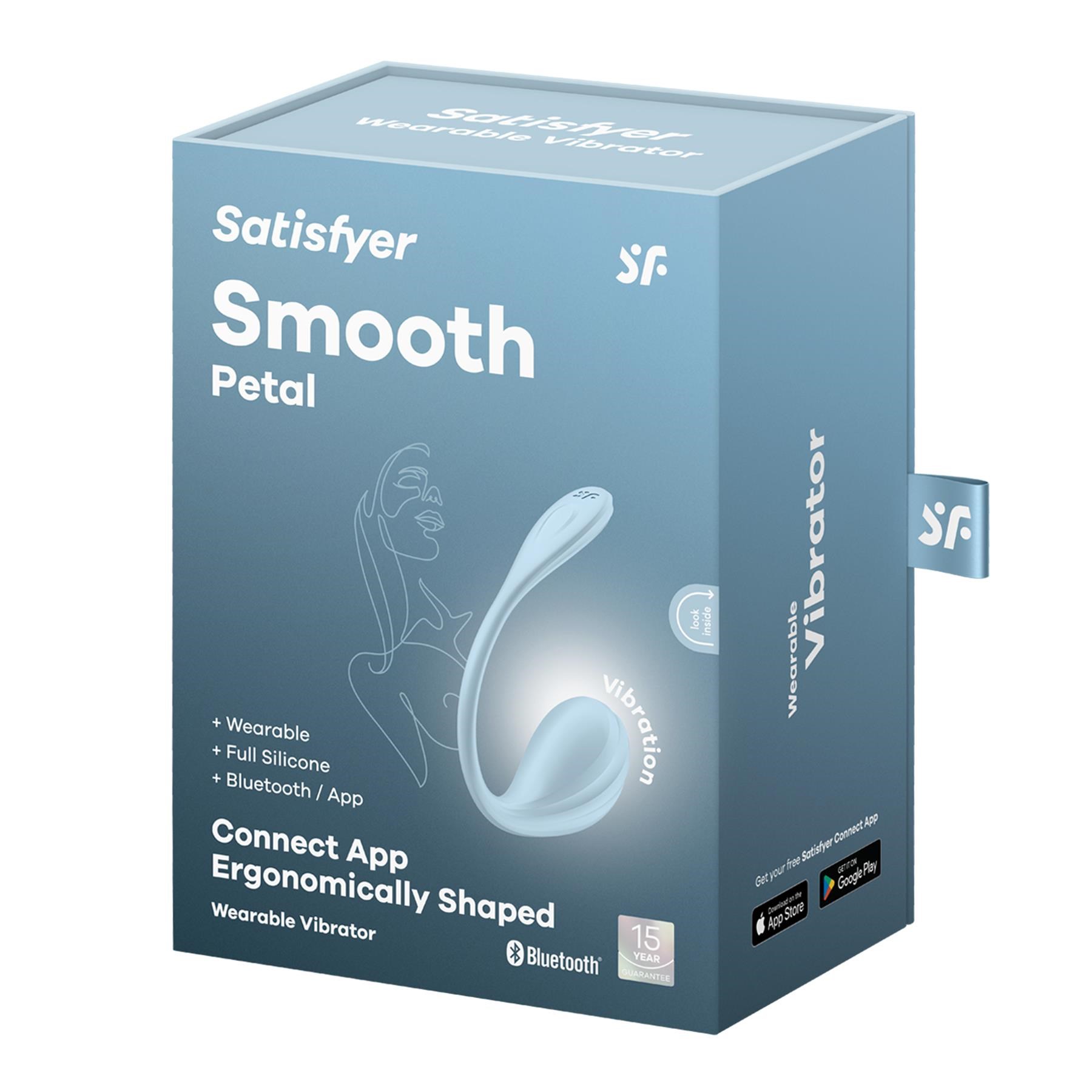 Satisfyer Smooth Petal App Enabled Couples Vibrator - Packaging Shot