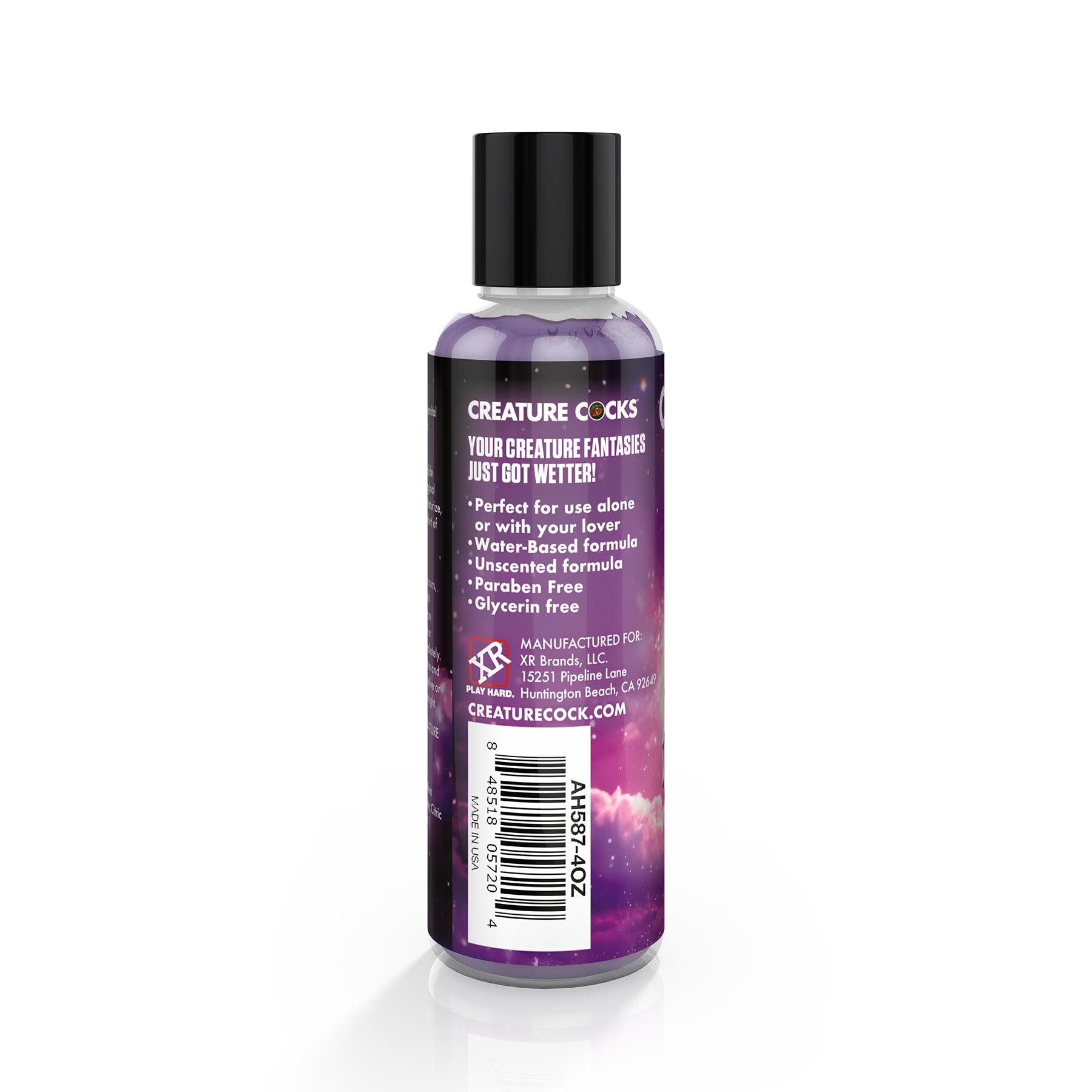 CC Color Slime Purple Water-Based Lube back
