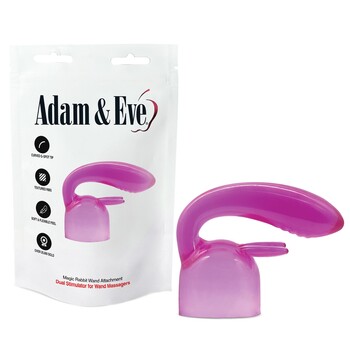 Adam & Eve Magic Rabbit Wand Attachment Package Shot