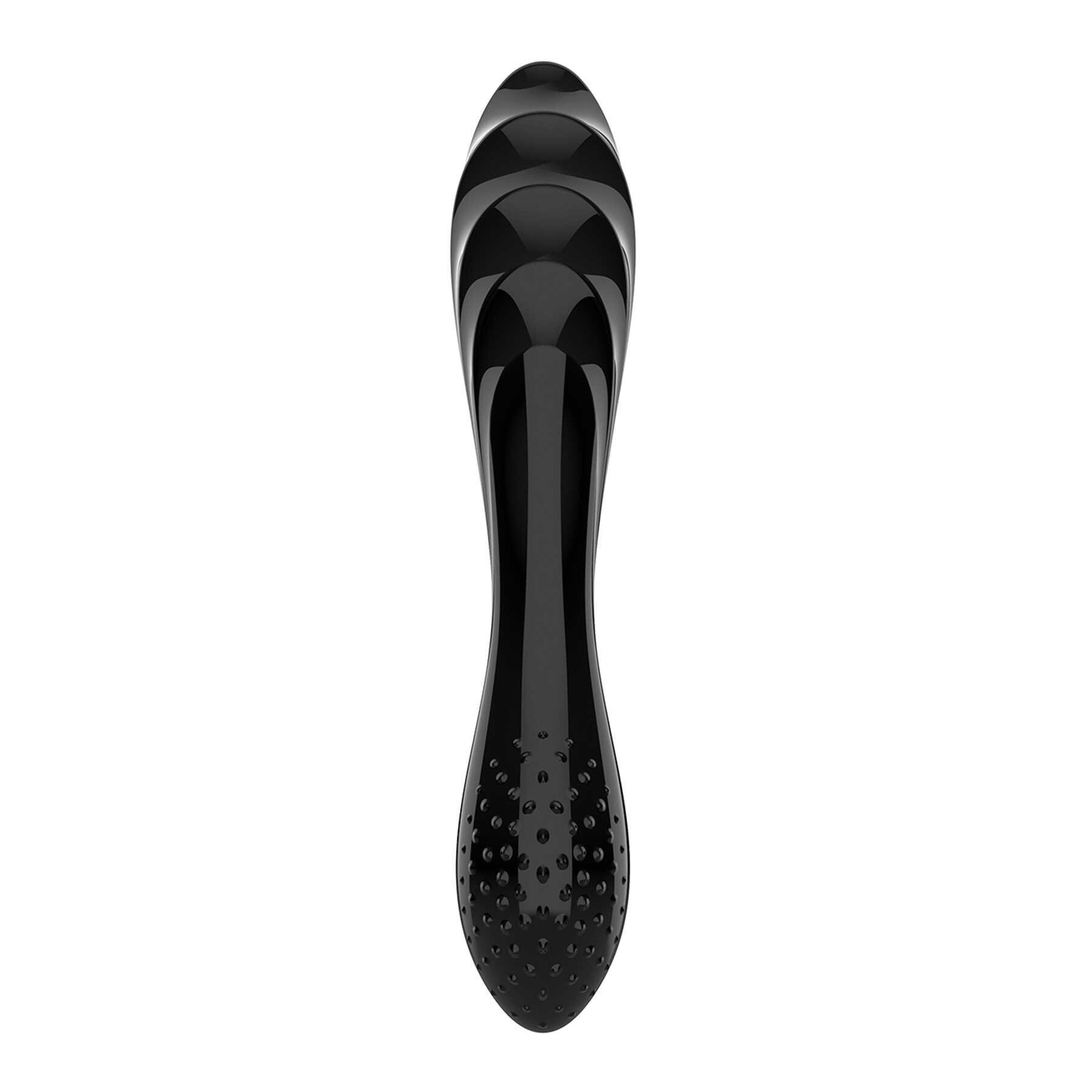 Satisfyer Dazzling Crystal 1 Dildo standing upright front side view