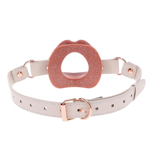 Peaches 'N Creame Silicone Lips Gag STRAP SHOT