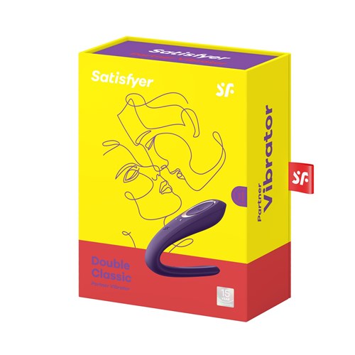 Satisfyer Double Classic Couples Vibrator - Packaging Shot
