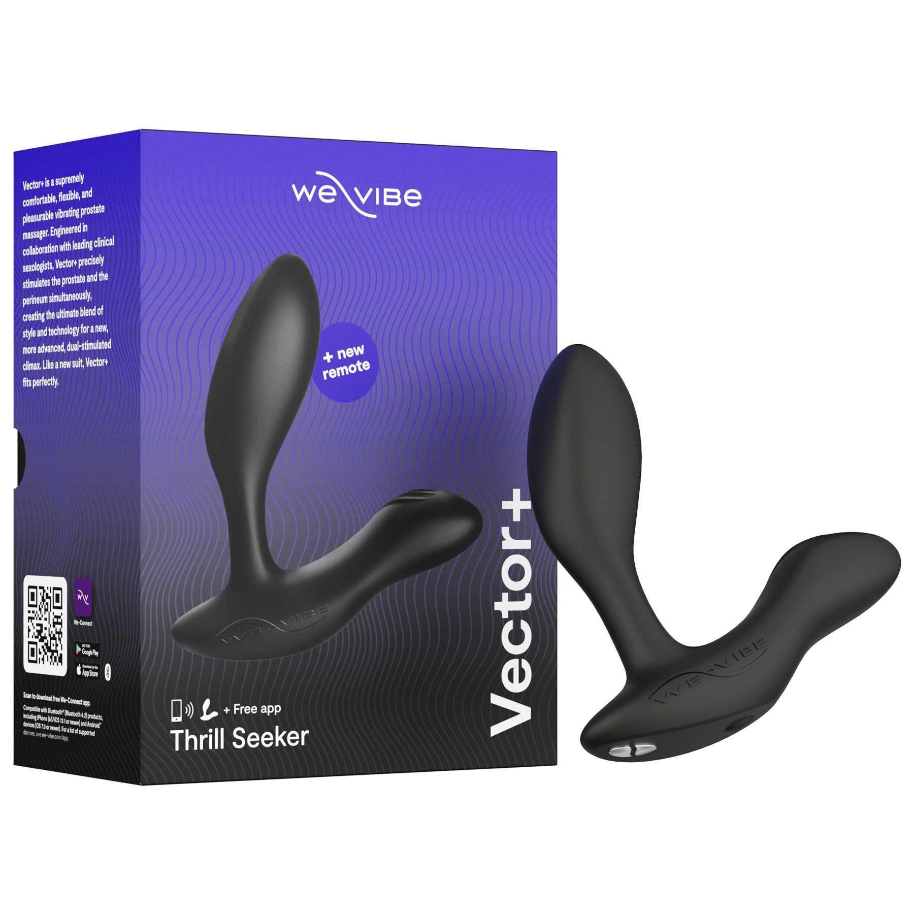 We-Vibe Vector+ Prostate Massager w.Remote with box