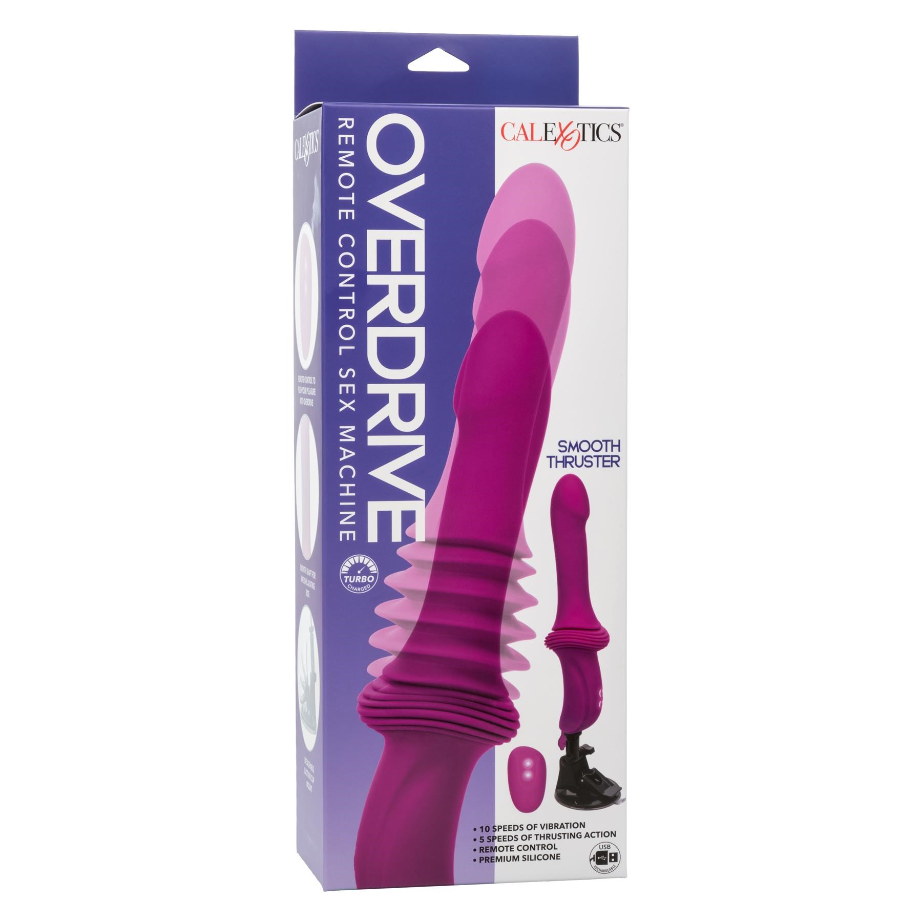 Overdrive Remote Control Smooth Thruster Sex Machine package only