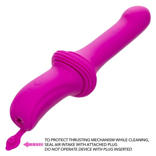 Overdrive Remote Control Smooth Thruster Sex Machine with end plug opened